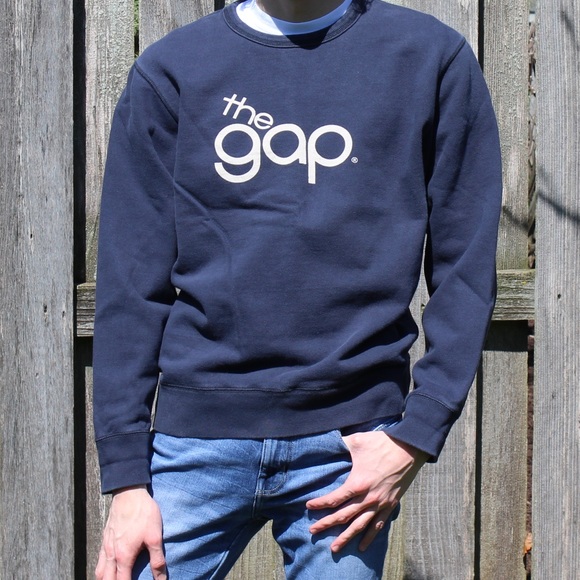 GAP 1969 Retro Crewneck Sweater | Navy Blue - Picture 8 of 8